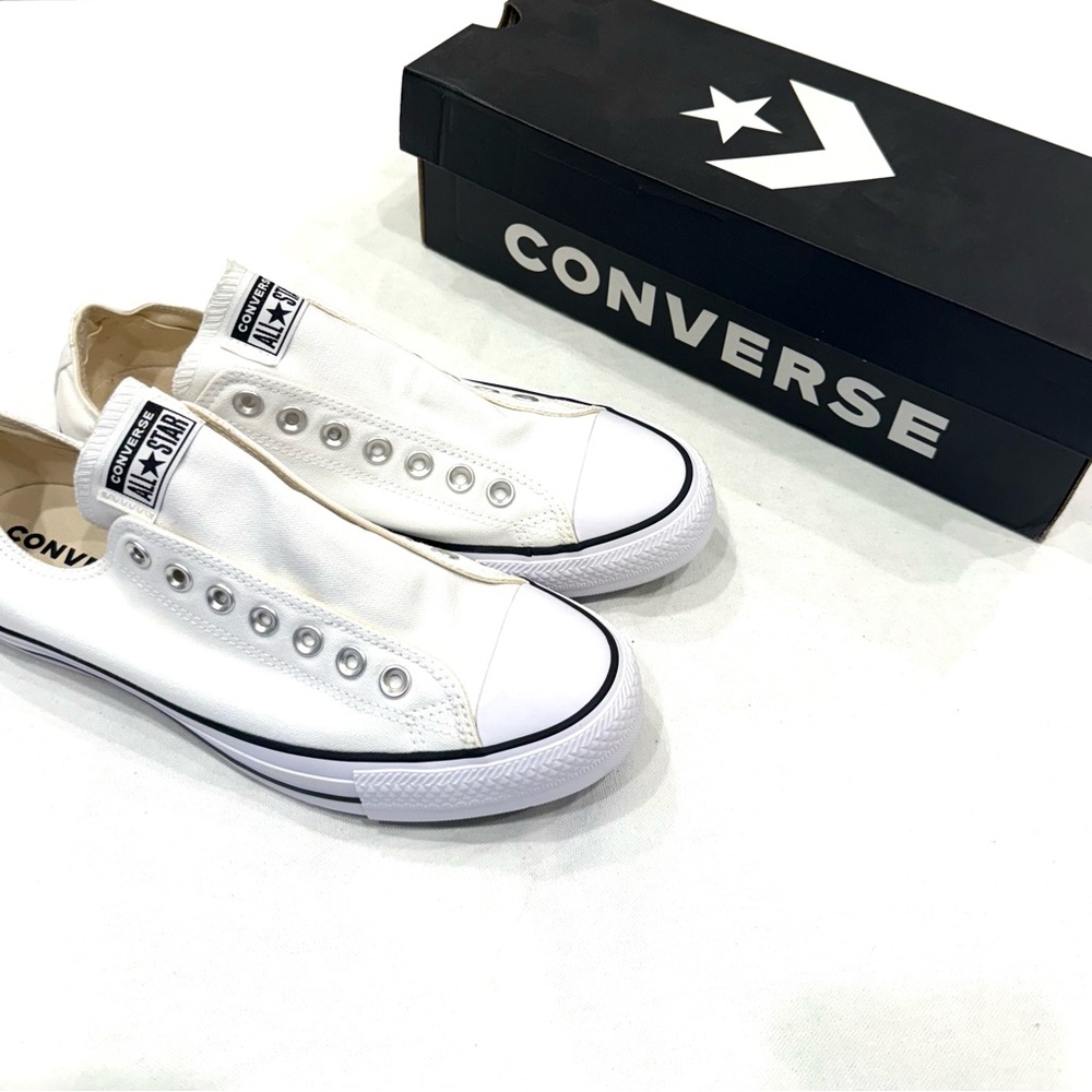 CONVERSE 164301F CHUCK TAYLOR ALL STAR  SLIP WHITE/ BLACK UNISEX SHOES